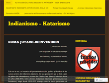 Tablet Screenshot of indianismo-katarismo.org